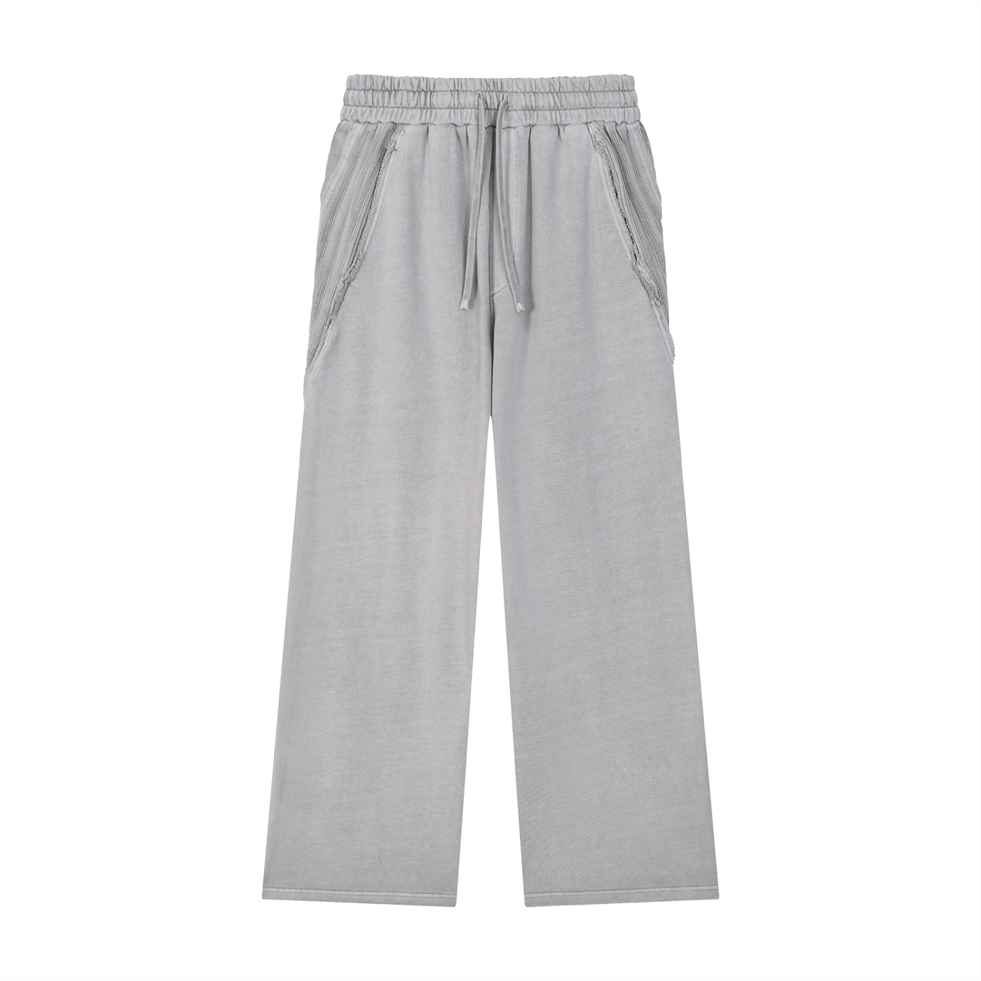 Snow Washed Raw Edge Sweatpants