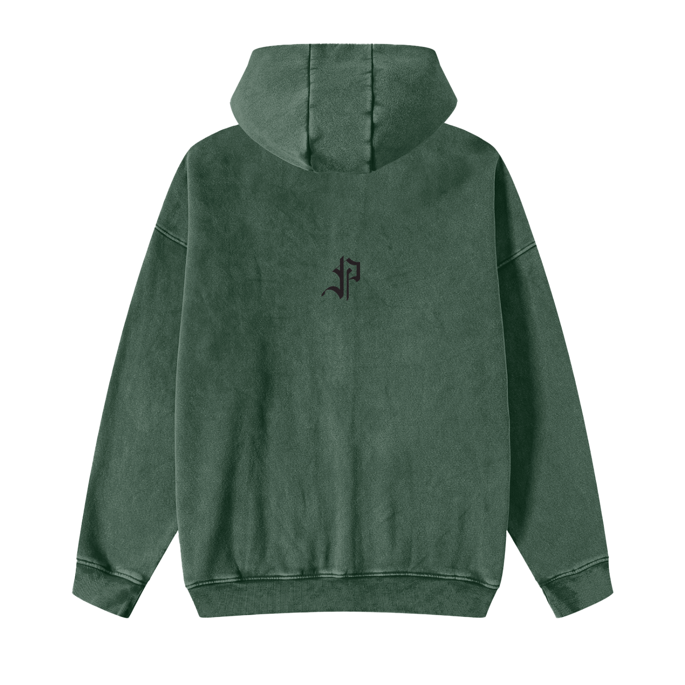 Snow Washed Zip Through Hoodie