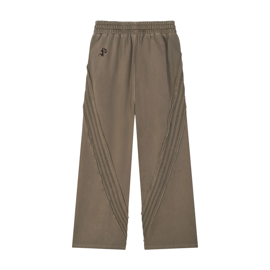 Snow Washed Raw Edge Sweatpants