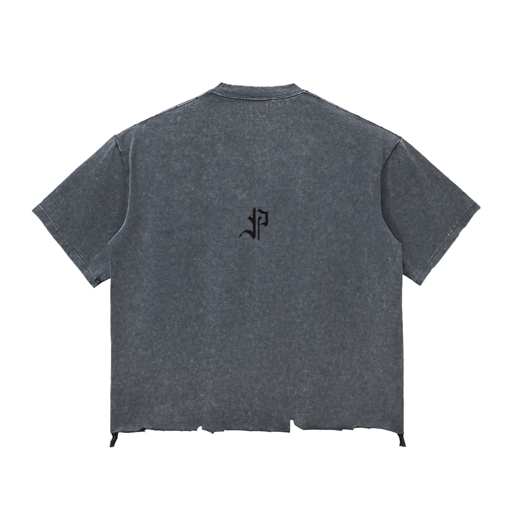 Snow Wash Cut Boxy T